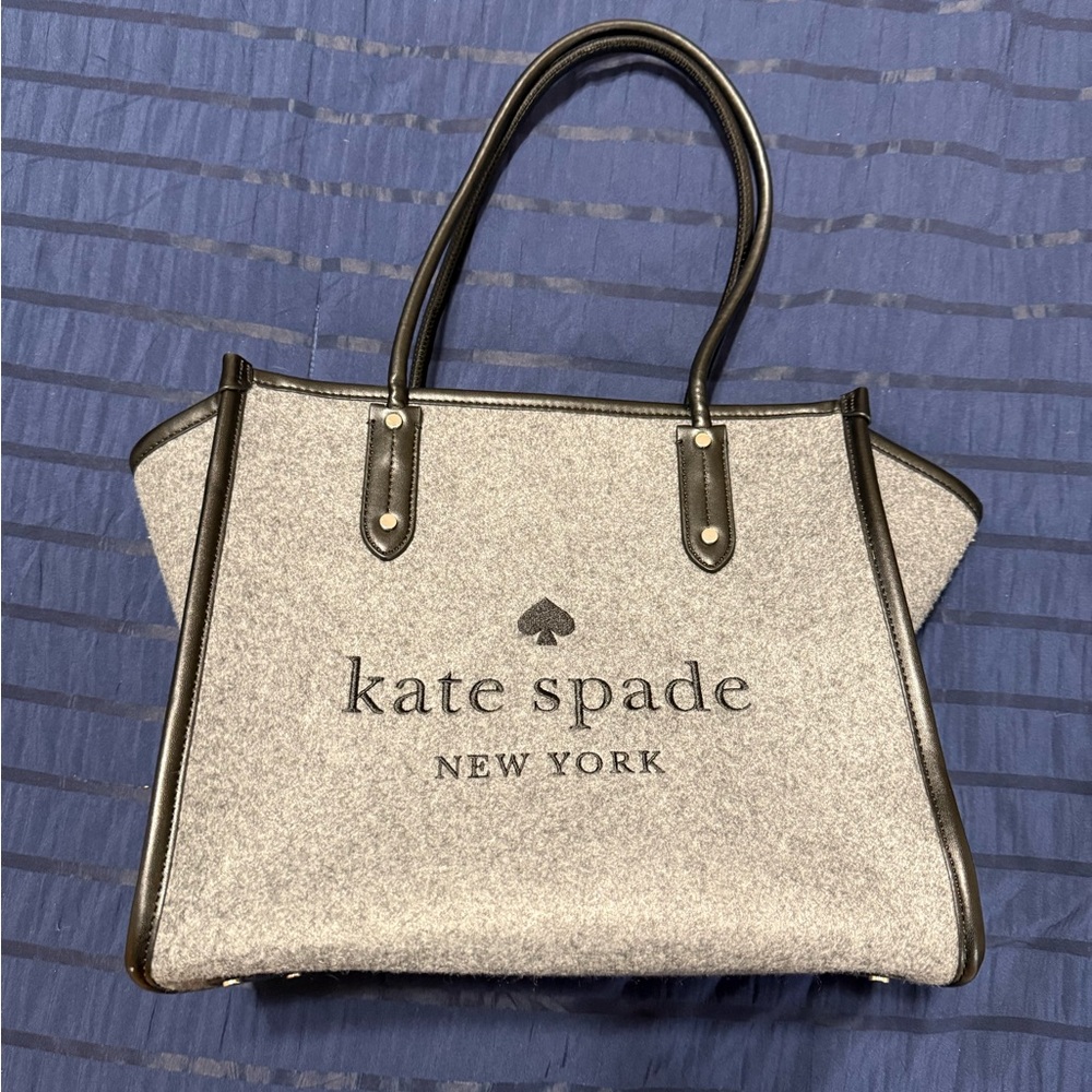 Kate Spade Gray Tote Bag